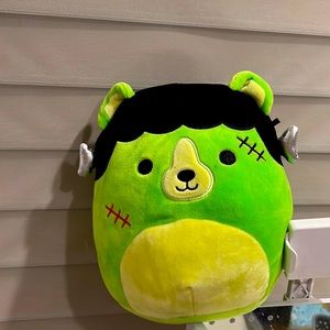 Squishmallows Official Kellytoy Plush 8 inch Len The Frankenstein Bear